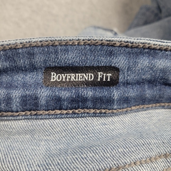 Judy Blue Jeans Womens 1/25 Boyfriend Fit Loose Distressed‎ Trendy Denim - Picture 10 of 13